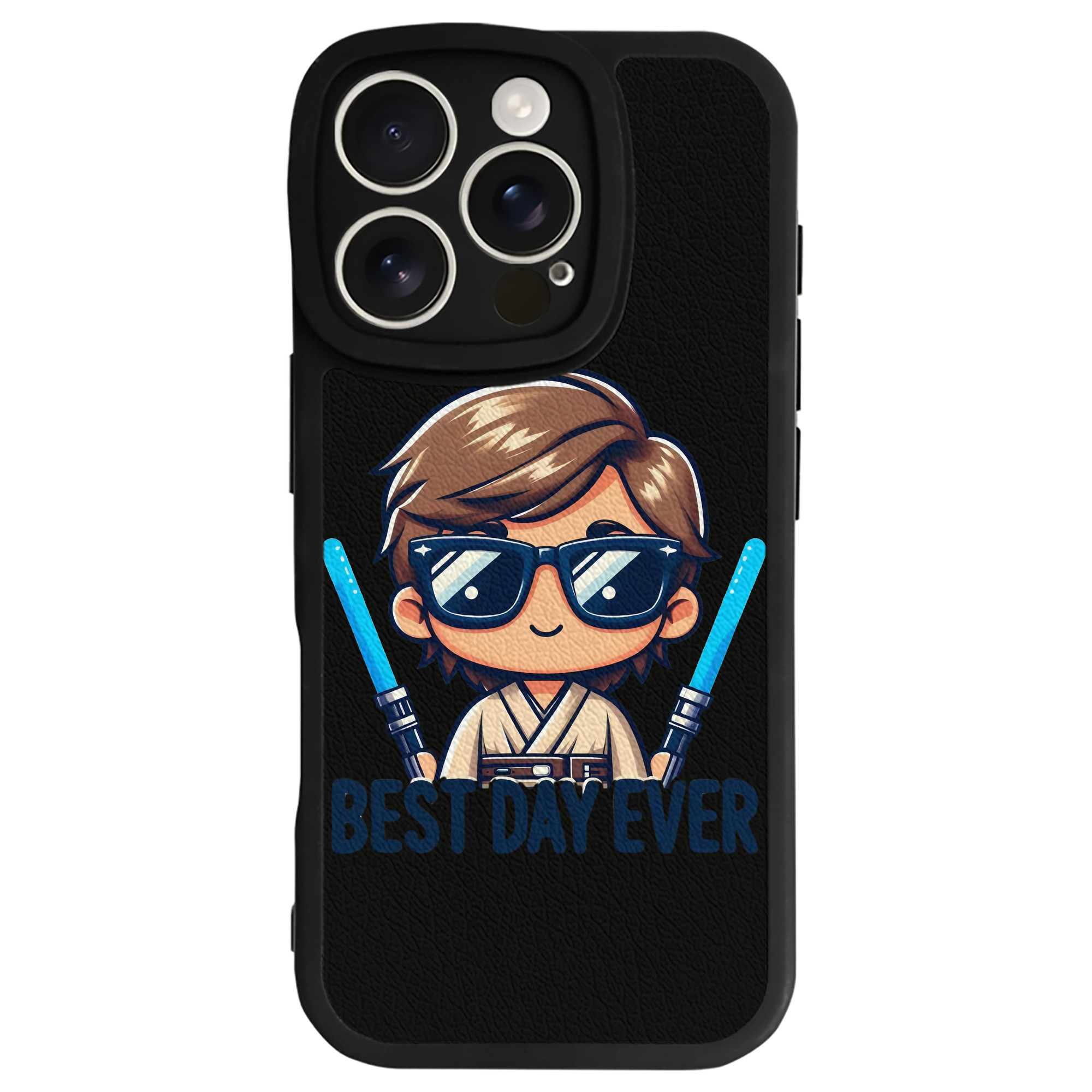 （画像用） スター・ウォーズ Star Wars 【iPhone 16シリーズ対応】シリコンスマホケース（レザー調） 材質：シリコン